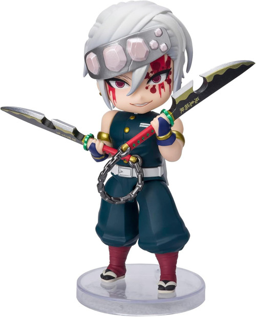 Demon Slayer Figuarts Mini Tengen Uzui 3.9-Inch Collectible PVC Figure Sound Breathing、ToyWiz、kayou