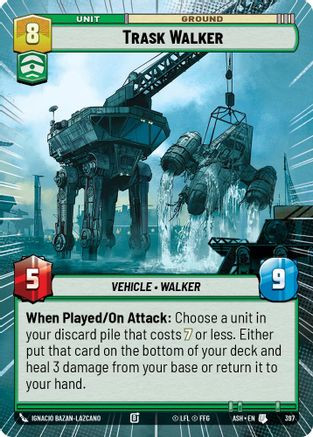 Trask Walker (Hyperspace) (397) - Ashes of the Empire、Fantasy Flight Games、kayou