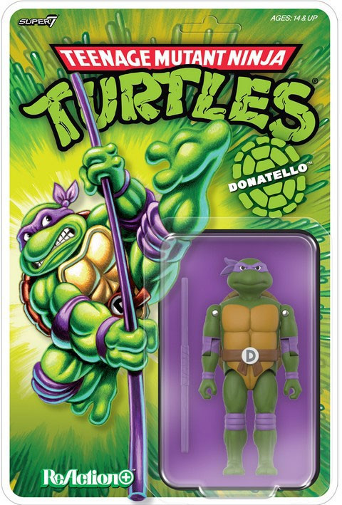 Teenage Mutant Ninja Turtles ReAction+ Donatello Action Figure、ToyWiz、kayou