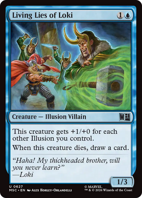 Living Lies of Loki (Foil) | Marvel Super Heroes Commander、Magic: The Gathering、kayou