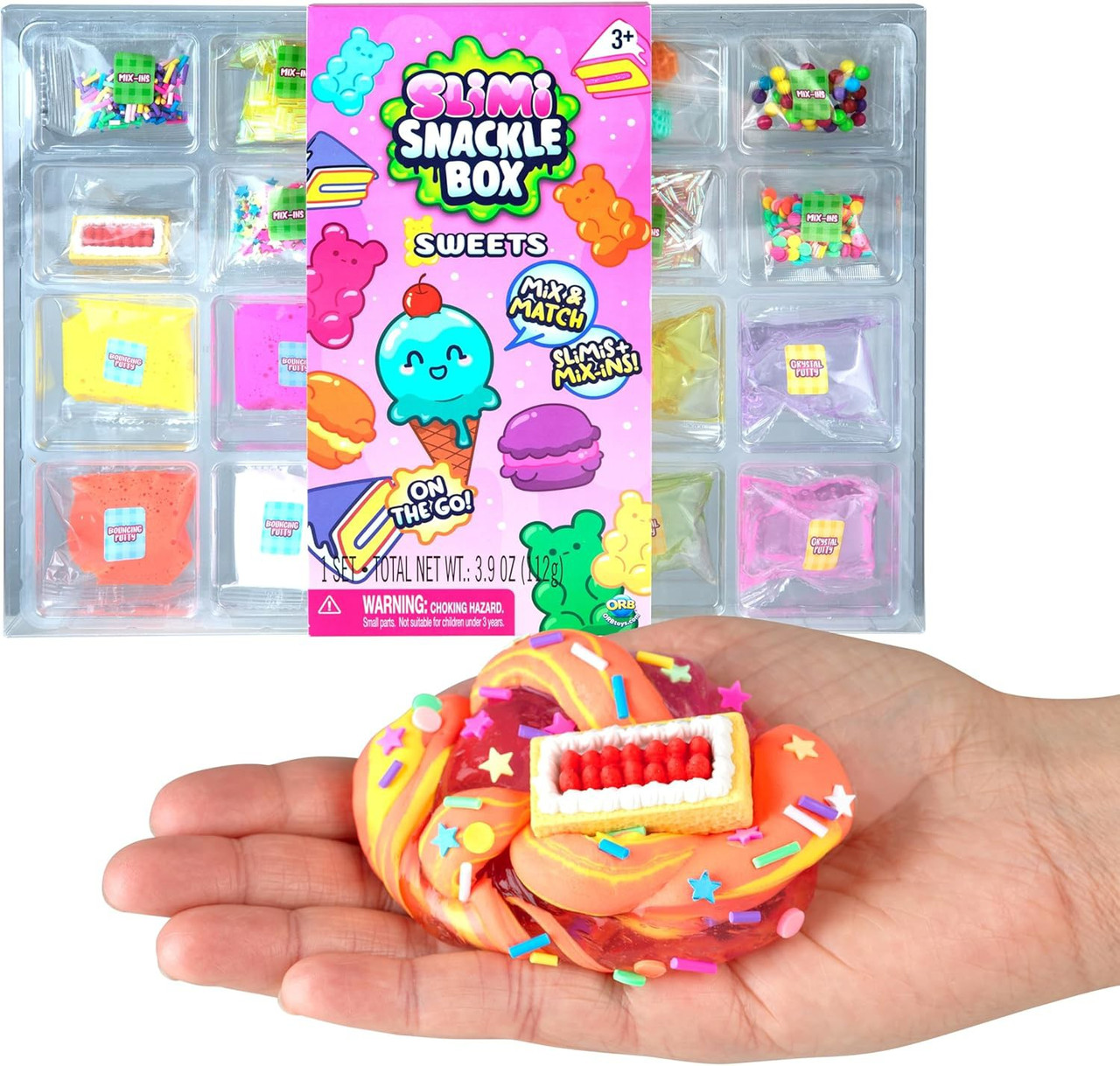 Taba-Licious Slimi Snackle Box SWEETS Slime Kit、ToyWiz、kayou