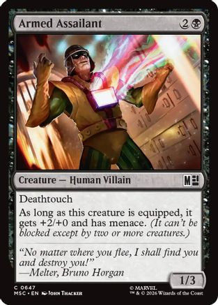 Armed Assailant (MSC-647) - Commander: Marvel Super Heroes、Wizards of the Coast、kayou