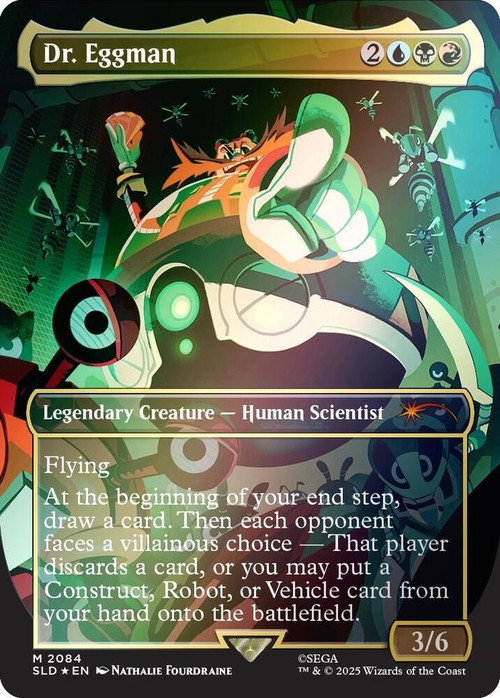 MtG Secret Lair Drop Series Mythic Rare FOIL Dr. Eggman #2084、ToyWiz、kayou