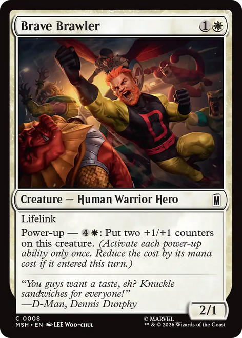 Brave Brawler (Foil) | Marvel Super Heroes、Magic: The Gathering、kayou