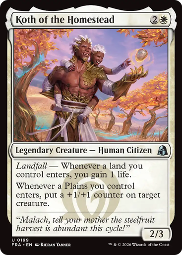 Koth of the Homestead | Reality Fracture、Magic: The Gathering、kayou