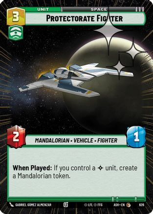 Protectorate Fighter (Hyperspace Foil) (626) - Ashes of the Empire Foil、Fantasy Flight Games、kayou