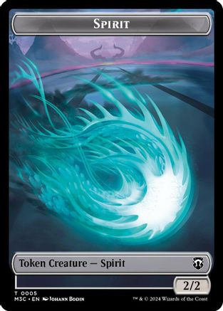 Spirit (Ripple Foil) // Eldrazi Double-Sided Token (M3C-5 // 1) - Modern Horizons 3 Commander Foil、Wizards of the Coast、kayou