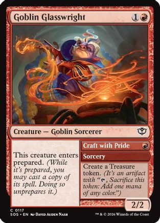 Goblin Glasswright (SOS-117) - Secrets of Strixhaven Foil、Wizards of the Coast、kayou