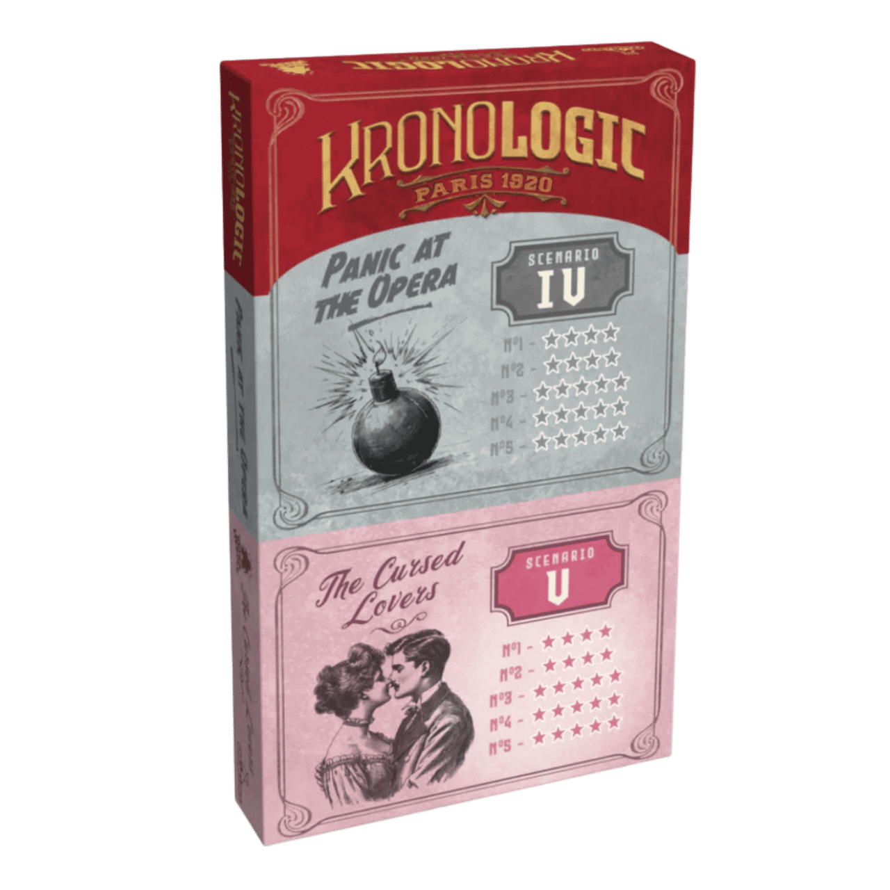 Kronologic: Paris 1920 - Panic at the Opera / The Cursed Lovers Expansions、HACHETTE BOARDGAMES USA、kayou