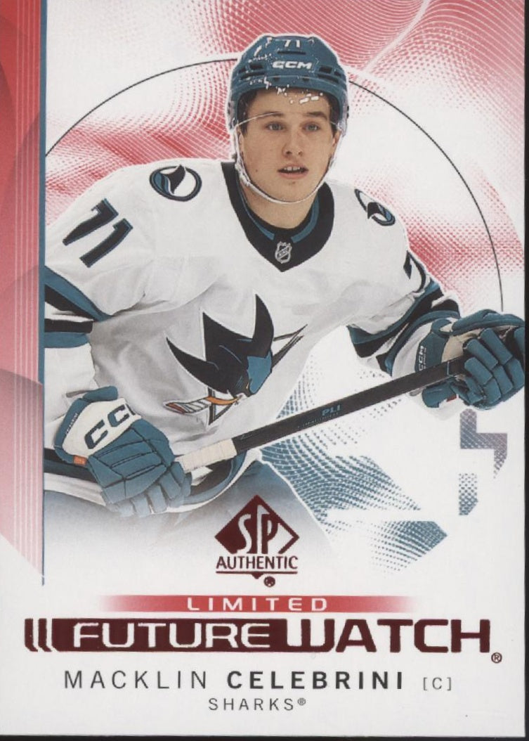 Macklin Celebrini 2024-25 Upper Deck SP Authentic Limited Future Watch Red #184、Collector Store LLC、kayou