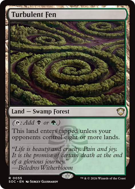 Turbulent Fen | Secrets of Strixhaven Commander、Magic: The Gathering、kayou