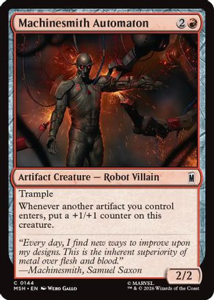 Machinesmith Automaton (MSH-144) - Marvel Super Heroes Foil、Wizards of the Coast、kayou