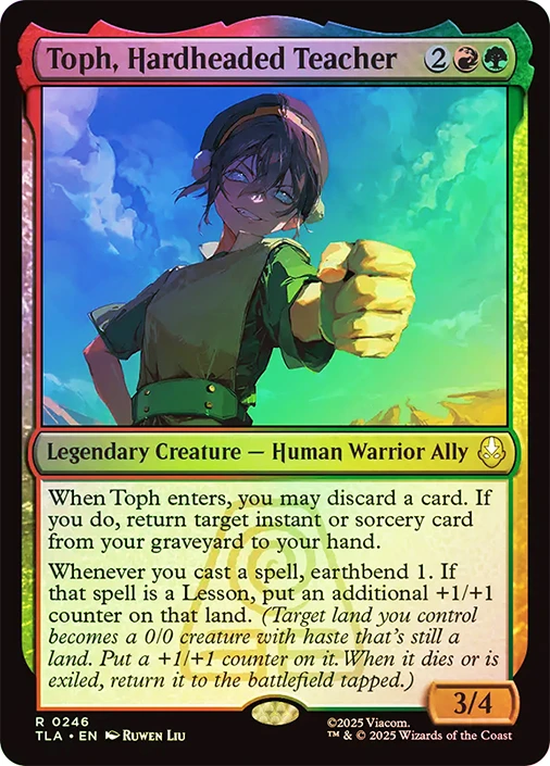 Toph, Hardheaded Teacher、Magic: The Gathering、kayou