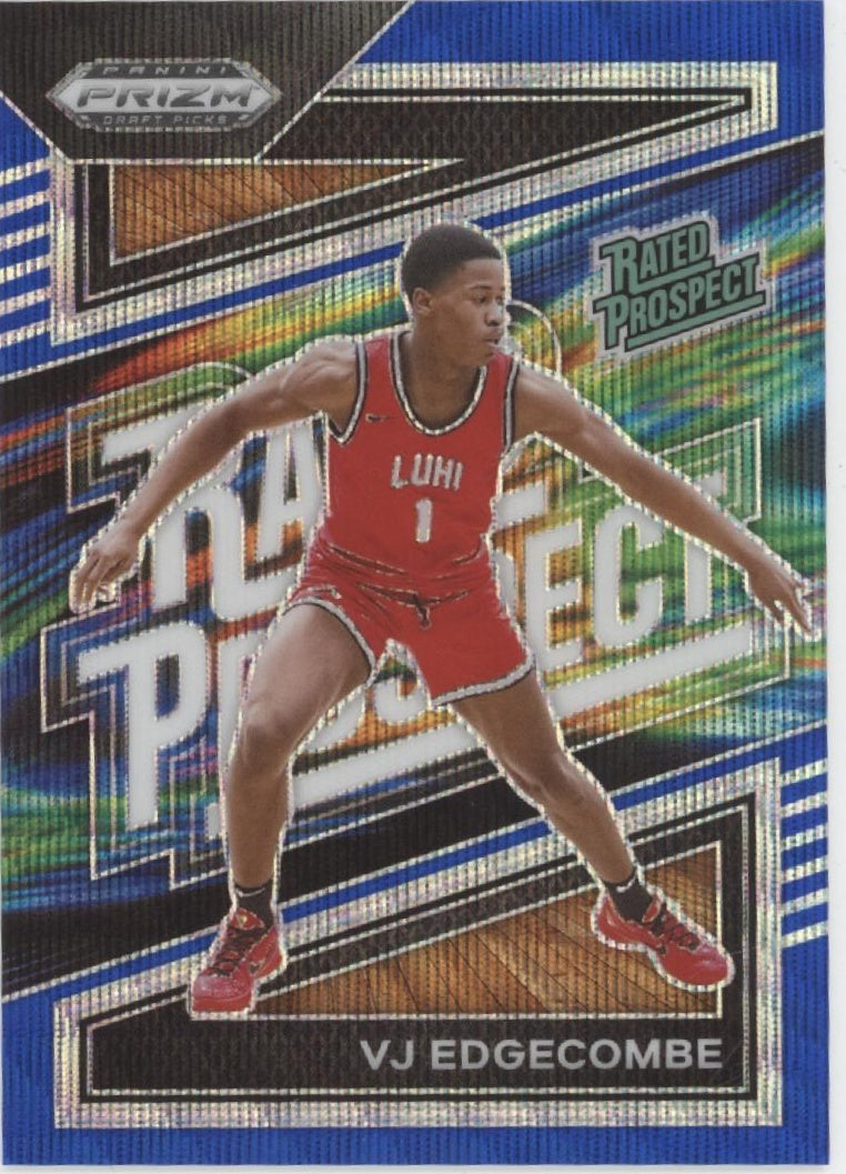 VJ Edgecombe 2024 Prizm Draft Picks Rated Prospect Blue Wave Prizm 047/249 #2、Collector Store LLC、kayou