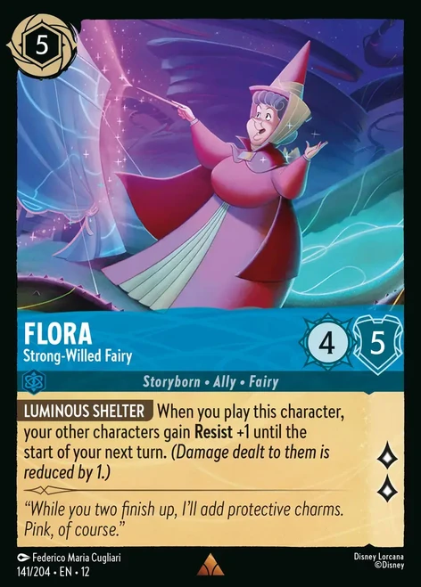 Flora - Strong‐Willed Fairy | Wilds Unknown、Disney Lorcana、kayou