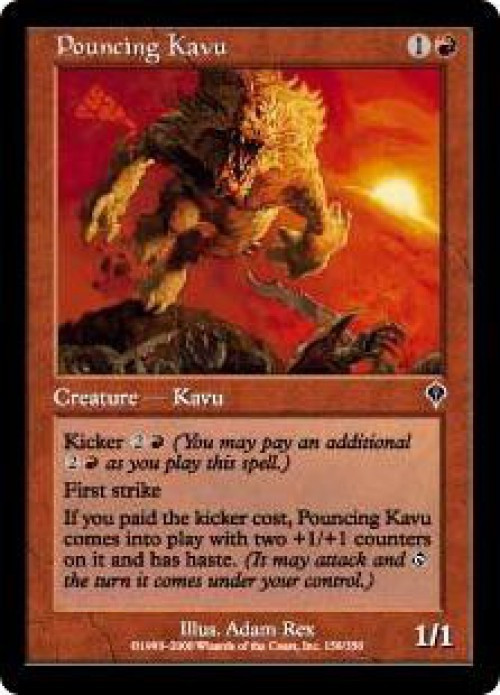 MtG Invasion Common Pouncing Kavu #158、ToyWiz、kayou