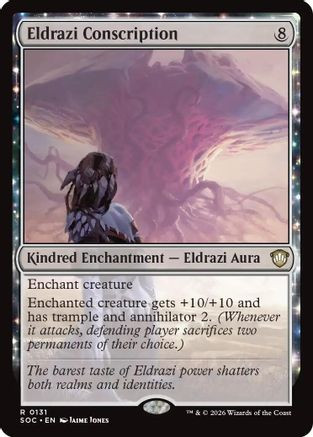 Eldrazi Conscription (SOC-131) - Commander: Secrets of Strixhaven、Wizards of the Coast、kayou