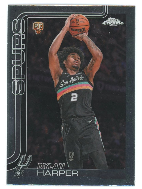 NBA 2025-26 Topps Chrome Basketball Dylan Harper #152 Rookie、ToyWiz、kayou