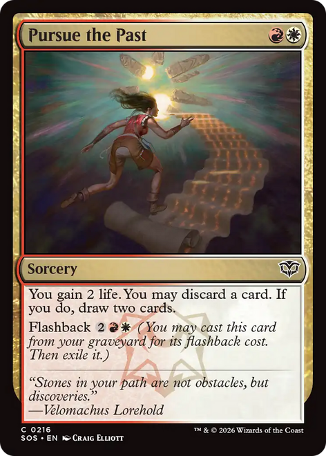 Pursue the Past (Foil) | Secrets of Strixhaven、Magic: The Gathering、kayou