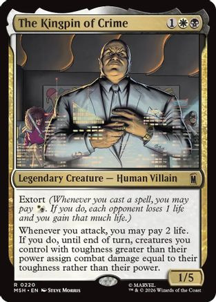 The Kingpin of Crime (MSH-220) - Marvel Super Heroes、Wizards of the Coast、kayou
