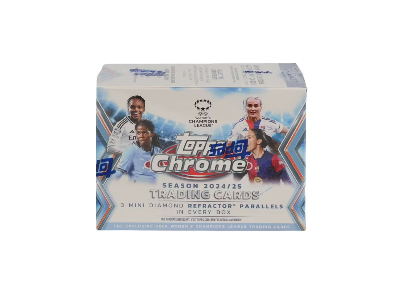 2024-25 Topps Chrome Women's UEFA Champions League Soccer Blaster Box、Topps、kayou