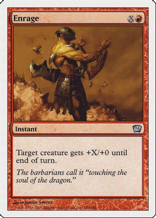Enrage (9ED-180) - 9th Edition Foil、Wizards of the Coast、kayou