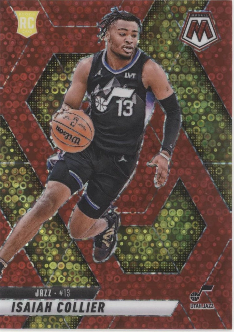 Isaiah Collier 2024-25 Panini Mosaic Red Fast Break Prizm 74/99 #222、Collector Store LLC、kayou