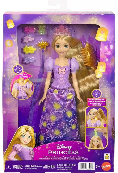 Disney Princess Tangled Magical Hair Rapunzel 12-Inch Doll、ToyWiz、kayou