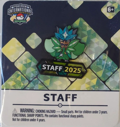 NAIC STAFF 2025 Teal Mask Ogerpon Pin Badge、Pokemon、kayou