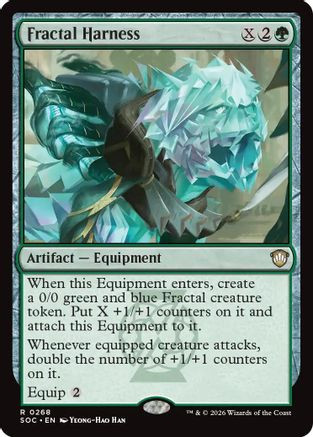 Fractal Harness (SOC-268) - Commander: Secrets of Strixhaven、Wizards of the Coast、kayou
