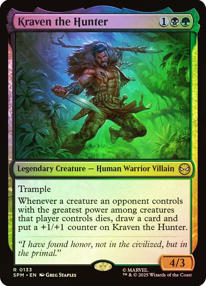 Kraven the Hunter (SPM-133)、Magic: The Gathering、kayou