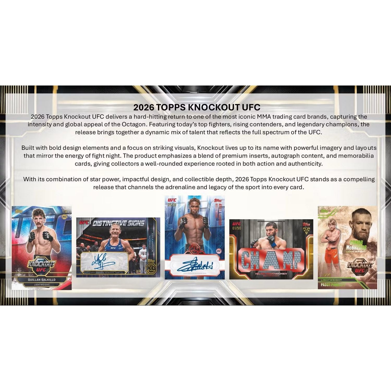 2026 Topps Knockout UFC Hobby Box、Topps、kayou