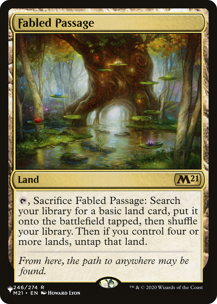 Fabled Passage (LIST-246/274) - The List、Wizards of the Coast、kayou