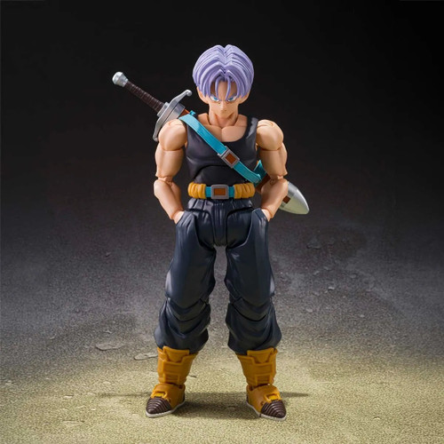 Tamashii Nations Dragon Ball Z S.H.Figuarts Trunks (Z-Fighters) 5.5-Inch Collectable Figure Group Base Ver. B Limited Edition (Pre-Order ships April)、ToyWiz、kayou