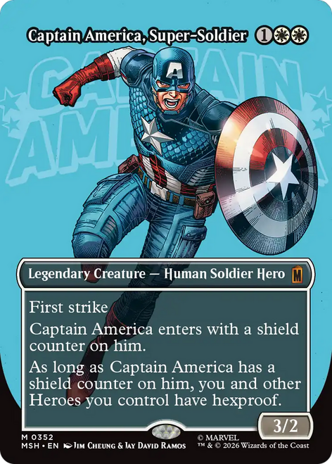 Captain America, Super-Soldier (Logo Art) | Marvel Super Heroes、Magic: The Gathering、kayou