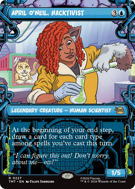 April O'Neil, Hacktivist (Showcase Foil) | Teenage Mutant Ninja Turtles、Magic: The Gathering、kayou