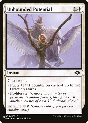 Unbounded Potential (LIST-036/303) - The List、Wizards of the Coast、kayou