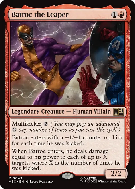 Batroc the Leaper (Surge Foil) | Marvel Super Heroes Commander、Magic: The Gathering、kayou