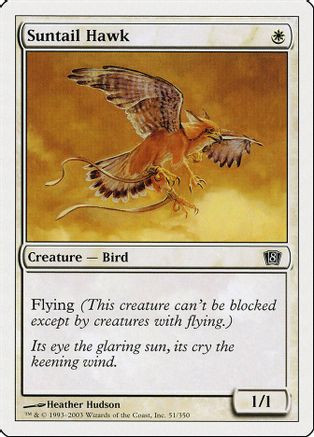 Suntail Hawk (8ED-051) - 8th Edition Foil、Wizards of the Coast、kayou