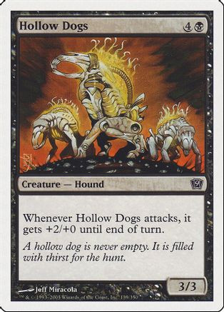 Hollow Dogs (9ED-139) - 9th Edition Foil、Wizards of the Coast、kayou