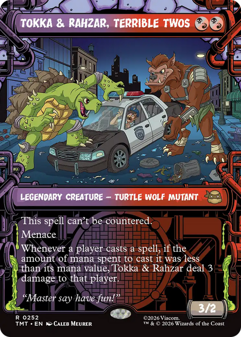 Tokka & Rahzar, Terrible Twos (Showcase Frame) | Teenage Mutant Ninja Turtles、Magic: The Gathering、kayou