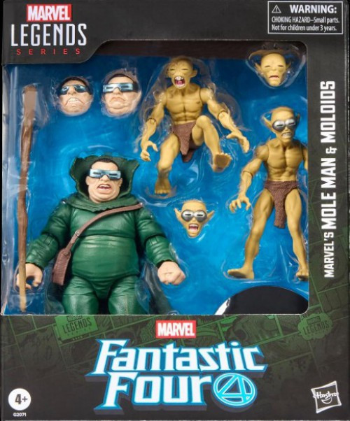 Marvel Fantastic Four Mole Man & Moloids Action Figure 3-Pack、ToyWiz、kayou