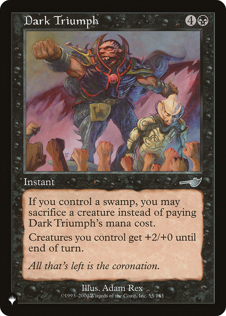 Dark Triumph (LIST-55/143) - The List、Wizards of the Coast、kayou