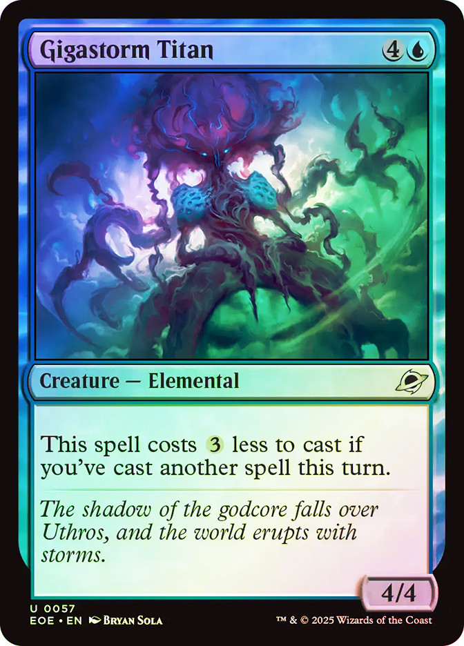 Gigastorm Titan、Magic: The Gathering、kayou