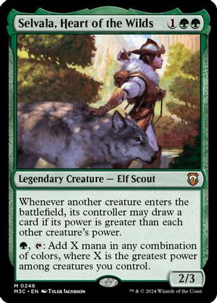 Selvala, Heart of the Wilds (Ripple Foil) (M3C-246) - Modern Horizons 3 Commander Foil、Wizards of the Coast、kayou