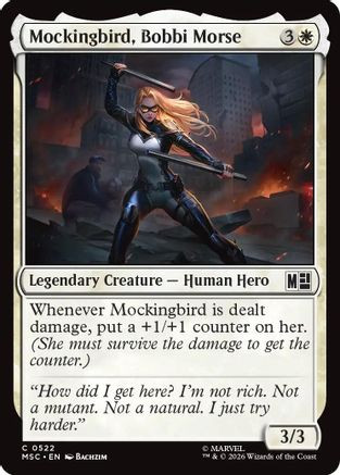 Mockingbird, Bobbi Morse (0522) (MSC-522) - Commander: Marvel Super Heroes、Wizards of the Coast、kayou