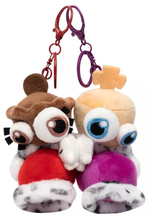 The Amazing Digital Circus Kinger & Queenie 3.25-Inch Magnetic Plush Keychain Set、ToyWiz、kayou