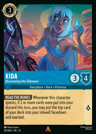 Kida - Discovering the Unknown (Foil) | Wilds Unknown、Disney Lorcana、kayou