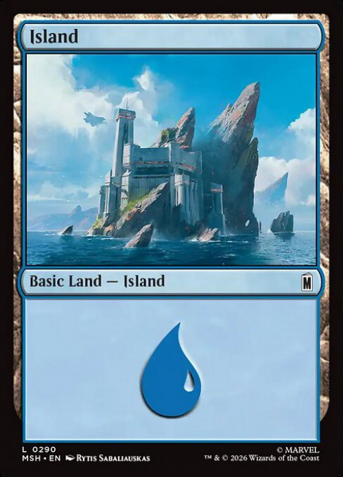 MtG Marvel Super Heroes Common Island #290、ToyWiz、kayou