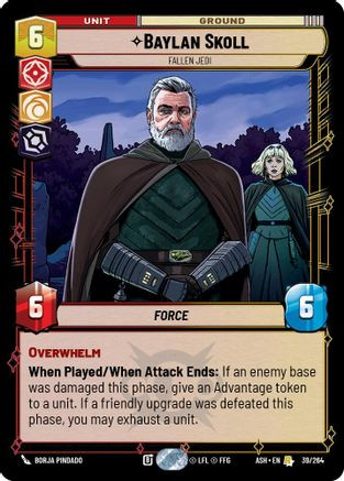 Baylan Skoll - Fallen Jedi (39/264) - Ashes of the Empire、Fantasy Flight Games、kayou